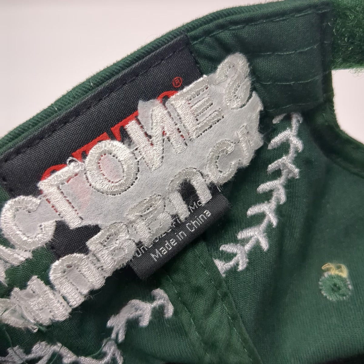 Victory Custom Chubbuck Cyclones Green One Size Cap Hat Tornado Stitching Detail