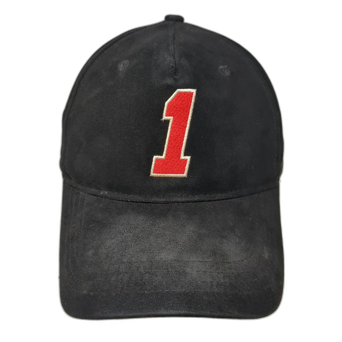 Forever 21 5 Panel Black One Size Number 1 Nation Under God Suede Style Hat