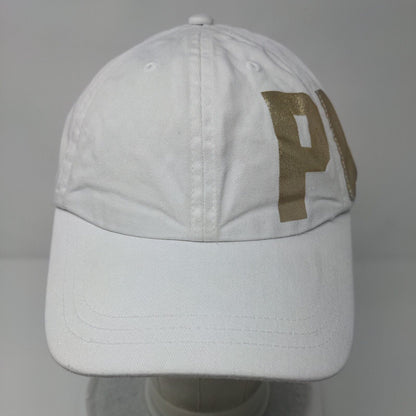 PINK Snapback Hat White OSFA Adjustable 6 Panel Victoria's Secret