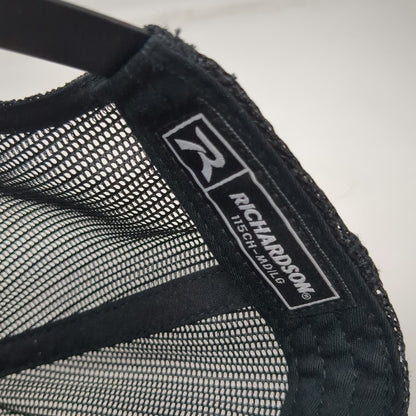 Richardson Trucker Hat Gray L 208 Jiu Jitsu Academy Nampa ID Mesh Snapback