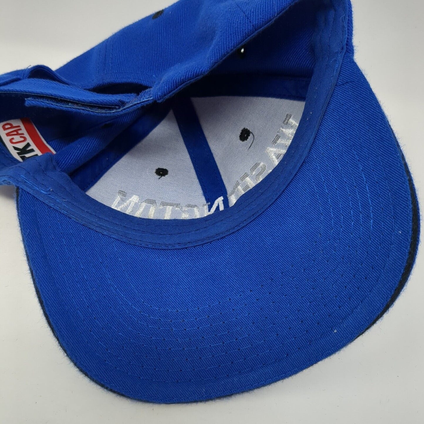 Washington Strapback Hat Blue One Size Adjustable Embroidered 6 Panel