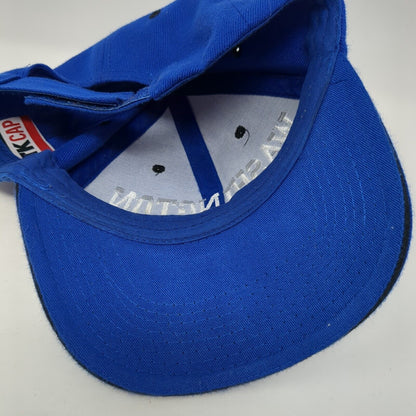 Washington Strapback Hat Blue One Size Adjustable Embroidered 6 Panel
