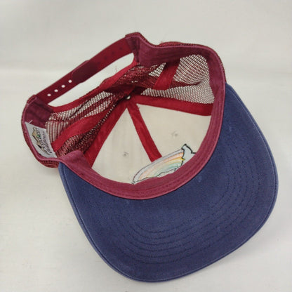 Idaho Rainbow Snapback Mesh Back Trucker Hat Multi OSFA Embroidered
