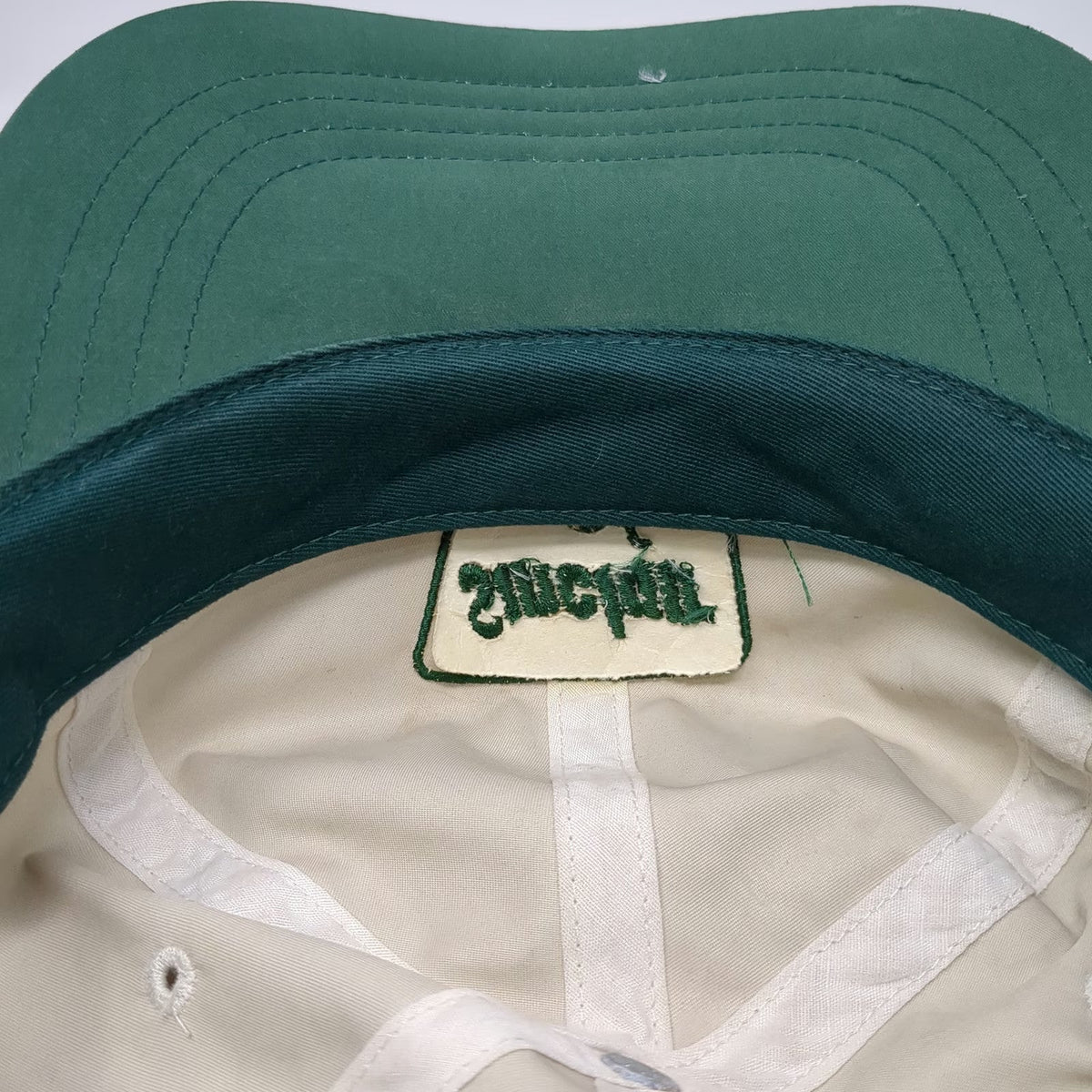 Richardson Baseball Cap Beige One Size Sinclair D&B Oil Green Logo Polyester Hat