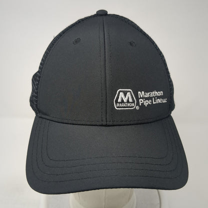 Marathon Pipe Line LLC Snapback Trucker Hat Black One Size Mesh Back