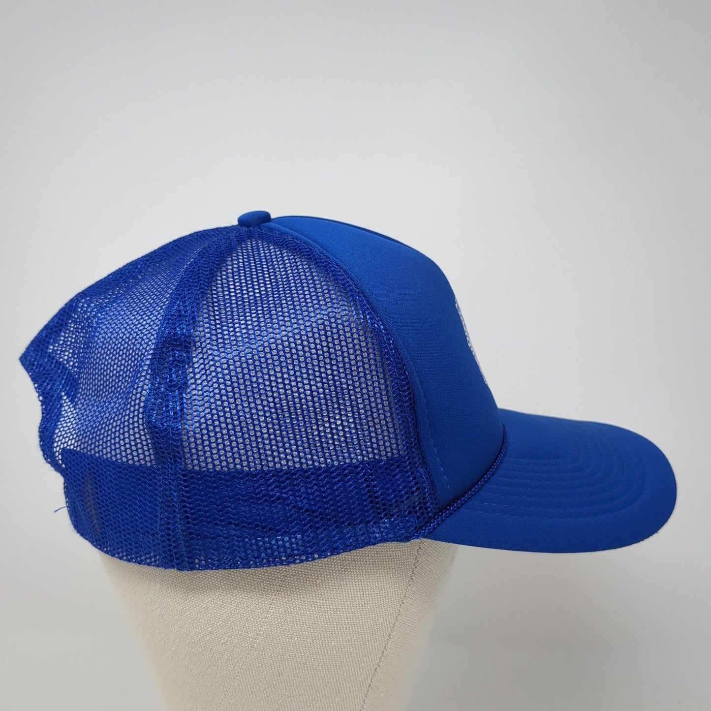 American Legion Snapback Trucker Hat Blue One Size Mesh Back Adjustable