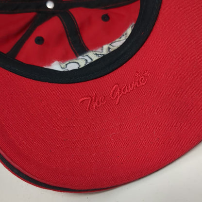 The Game Baseball Cap Red One Size YMCA 1844 Spirit Mind Body Strapback Hat