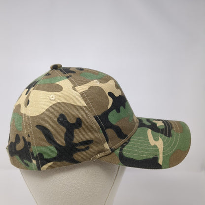 Unbranded Strapback Hat Camo One Size Adjustable Blank Vent Holes