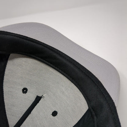 Official Snapback Hat Black One Size Adjustable Vented Holes 6 Panel