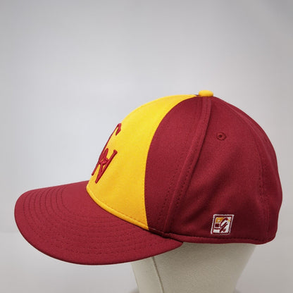 CW Fitted Hat Red Large A-Flex Embroidered 6 Panel Gametek The Game Pro