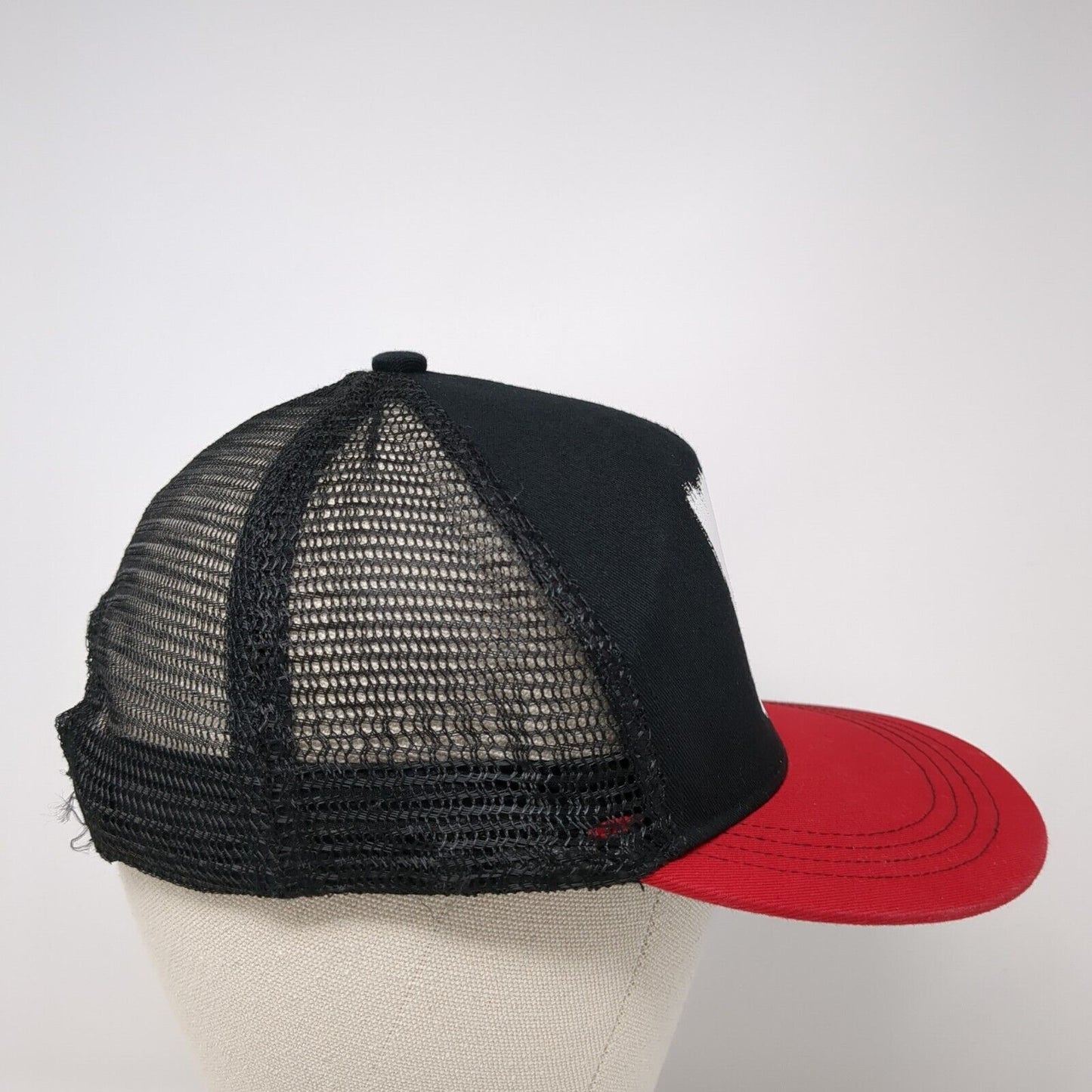 Fly Racing Snapback Mesh Back Trucker Hat Black One Size Colorblock