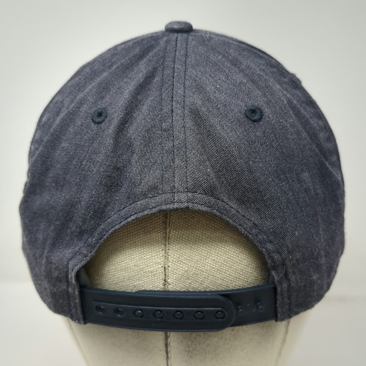 Columbia Snapback Blue One Size Leather Patch Denim Sportswear Hat Adjustable