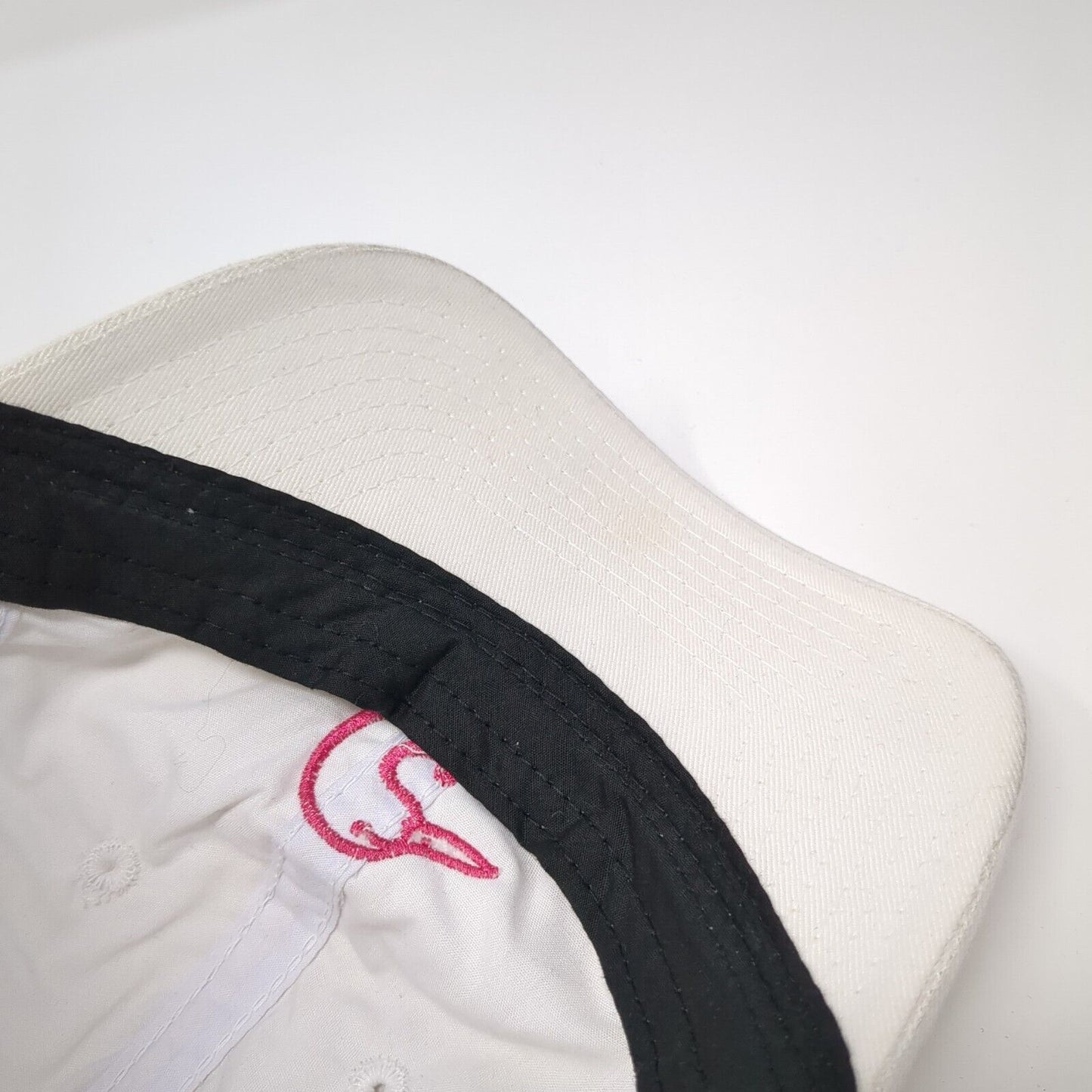 Ducks Unlimited Strapback Hat White Cream One Size Adjustable Outdoor
