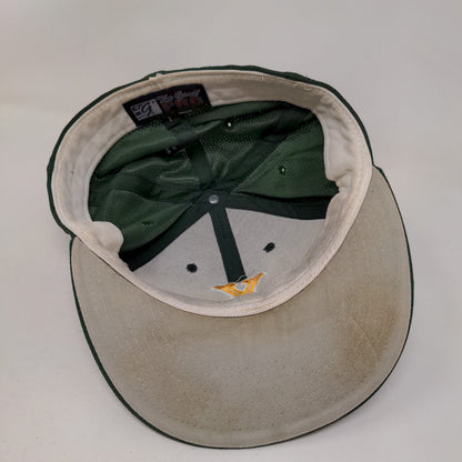 Yulee Varsity Baseball Fitted Hat Green Size 7 Embroidered Logo The Game Pro