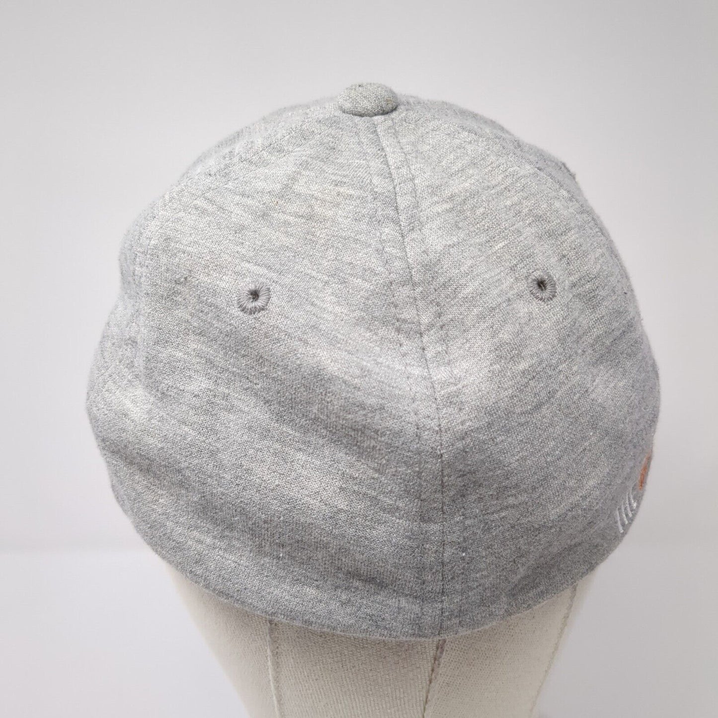GS The Grower Station Fitted Hat Gray L/XL Embroidered 6 Panel Flexfit Yupoong