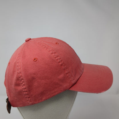Polo Ralph Lauren Slideback Hat Red One Size Leather Strap Small Pony