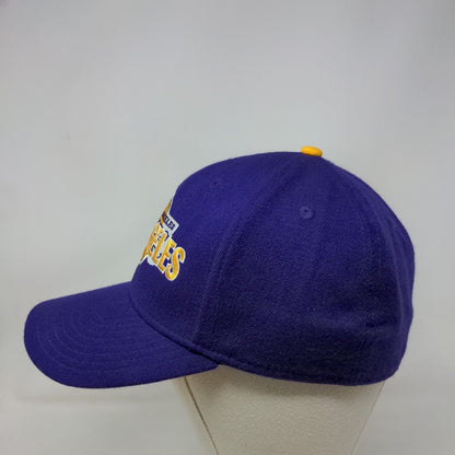 Los Angeles Lakers Fitted Hat Purple Size S/M Embroidered Logo NBA