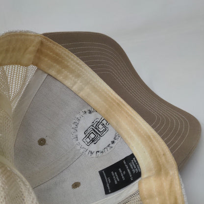 Desafio Santa Cruz Snapback Mesh Back Trucker Hat Tan One Size Tami