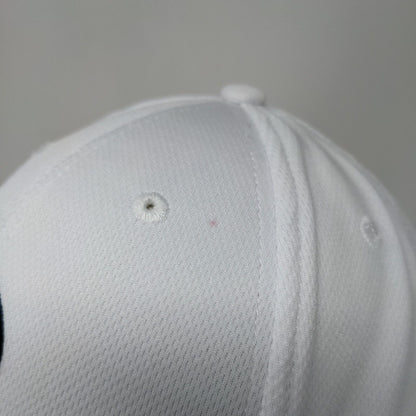 Disney Logo Strapback Hat White Adult Embroidered Adjustable 6 Panel