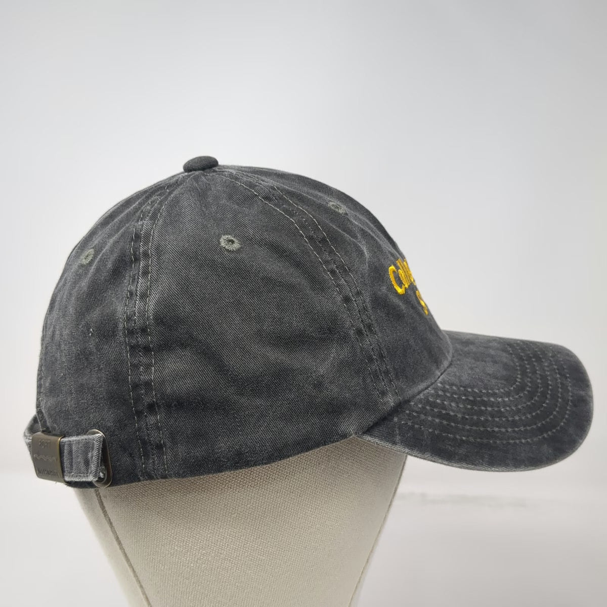 Port Authority Baseball Cap Gray OSFM College of Idaho Ski Team Slideback Hat