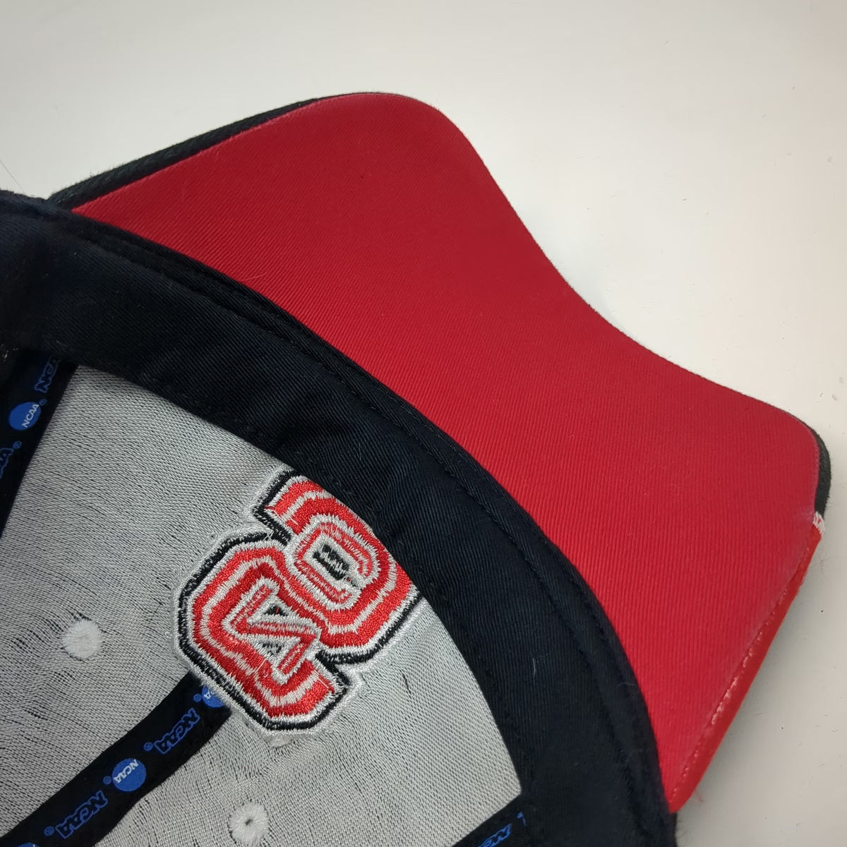 NC State Wolfpack NCAA Captivating Headgear Cap Black Red White One Size Mesh