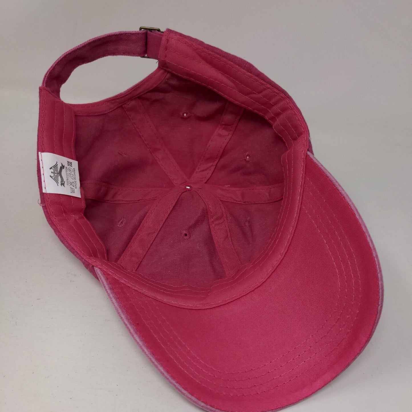Normal Isn't Coming Back Jesus Is Slideback Hat Pink One Size Adjustable Cotton