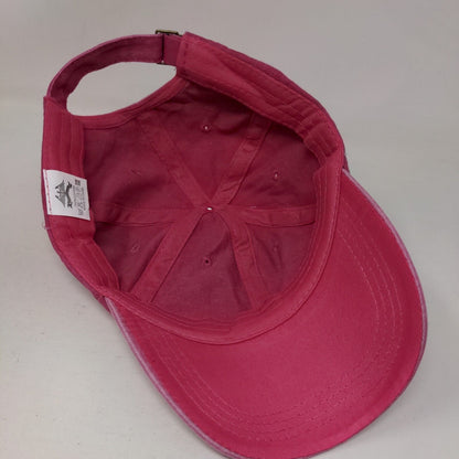 Normal Isn't Coming Back Jesus Is Slideback Hat Pink One Size Adjustable Cotton
