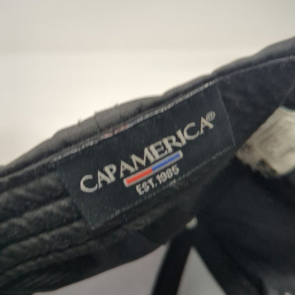 Cap America NFL Friday Night Flag Champions Black One Size Hat Strapback Logo
