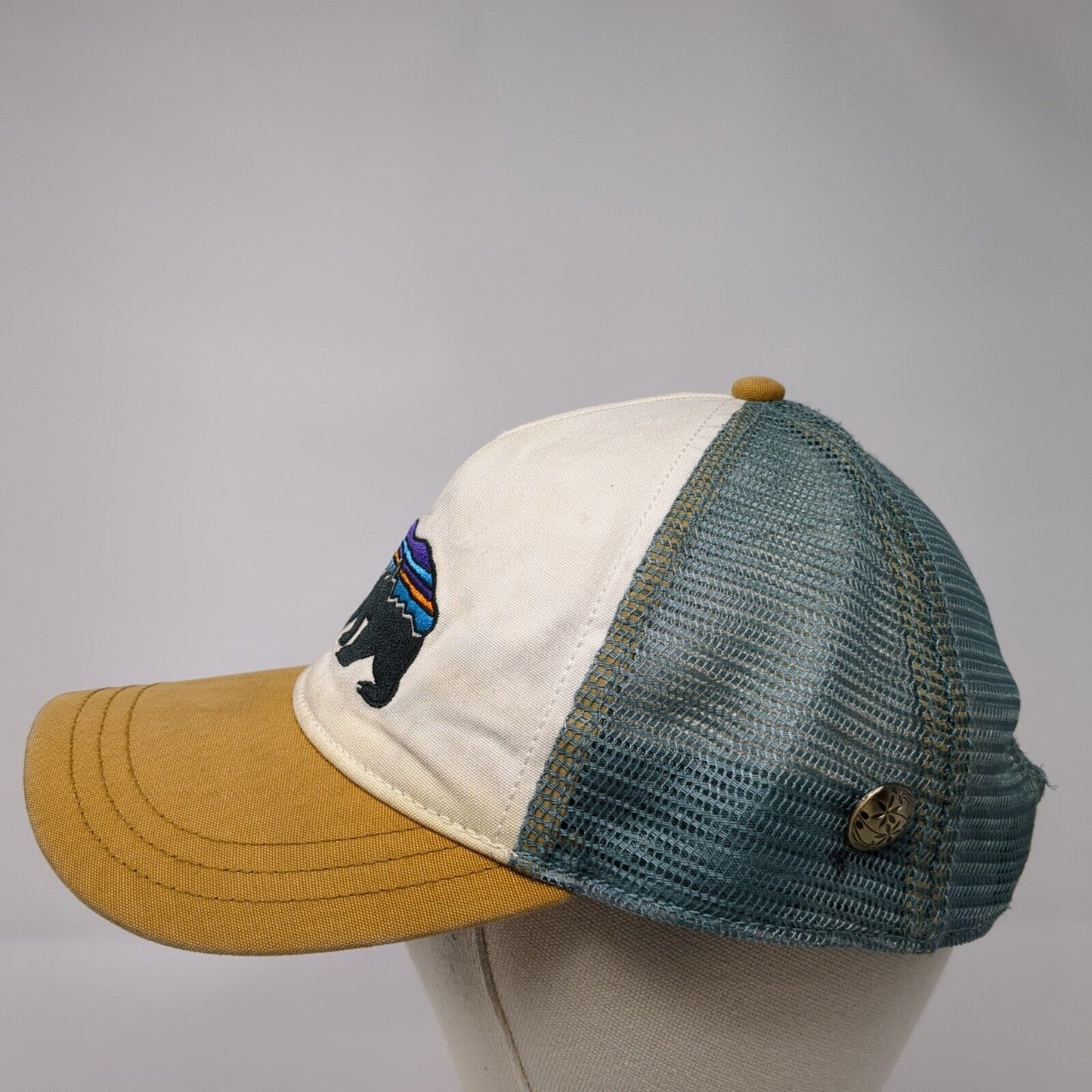 California Bear Snapback Trucker Hat Multi OS Adjustable Mesh Back Patagonia