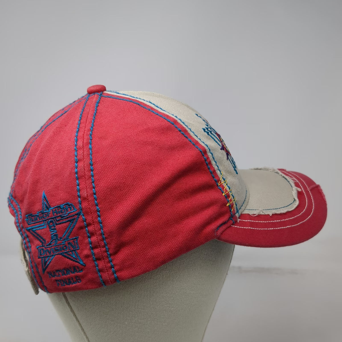 Cruel Baseball Cap Red One Size Southwestern 2013 National Finals Contestant Hat