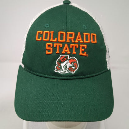 Colorado State Rams NCAA Under Armour Trucker Hat Green White Orange OSFM Snap
