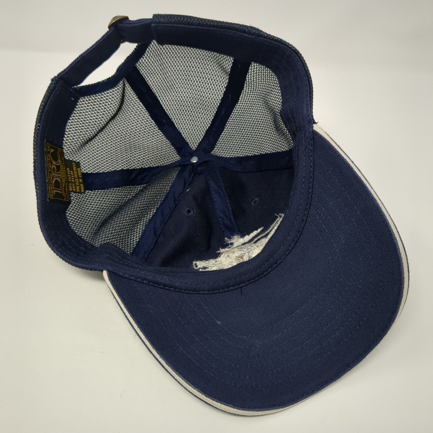Ridgecrest Golf Club Slideback Mesh Back Trucker Hat Blue One Size Dpc