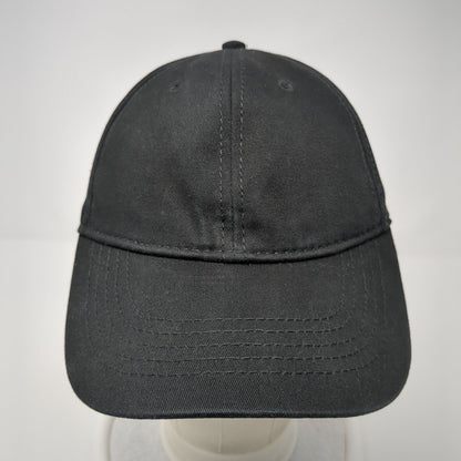 Unbranded Slideback Hat Black One Size Adjustable Blank Outdoor Solid