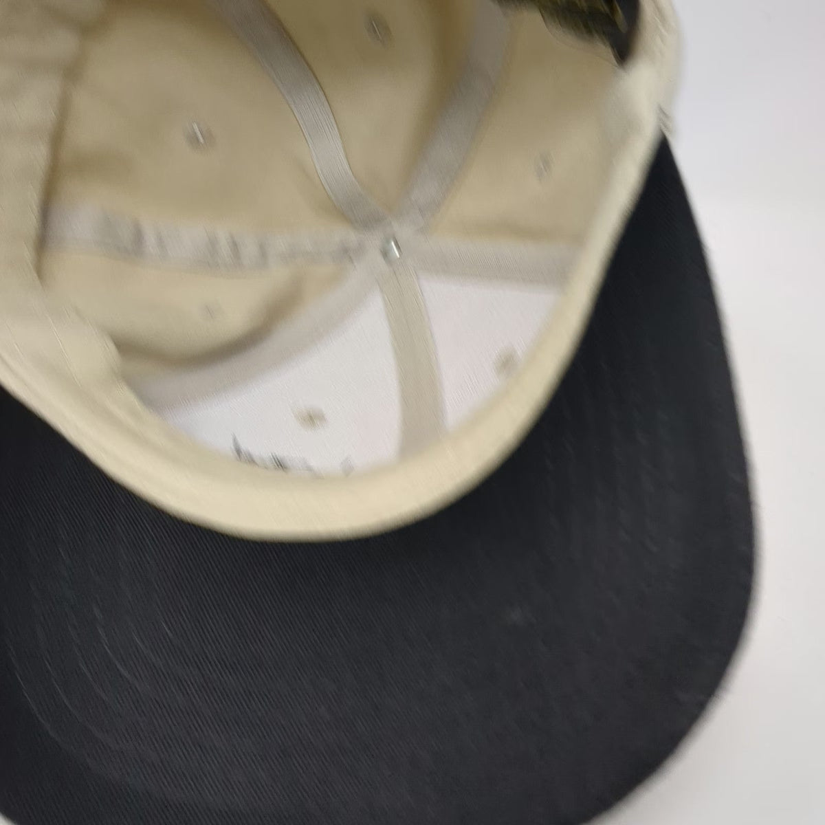 Logo World Trus Joist Beige Black One Size Baseball Cap Hat Weyerhaeuser Flag
