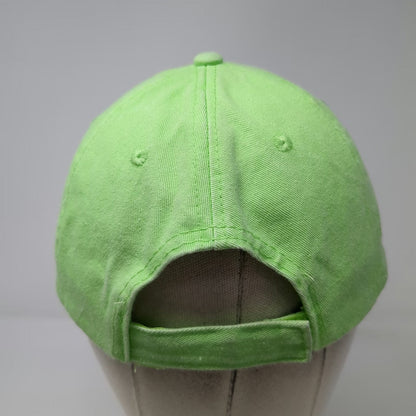 EST Aruba One Happy Island Baseball Cap Green One Size Strapback Hat Cotton