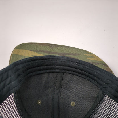 Boise High Life Snapback Trucker Hat Camo One Size Mesh Back Otto