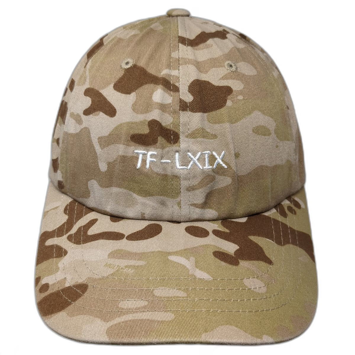 Yupoong Baseball Cap Beige One Size Desert Camo TF-LXIX Slideback Multicam Hat
