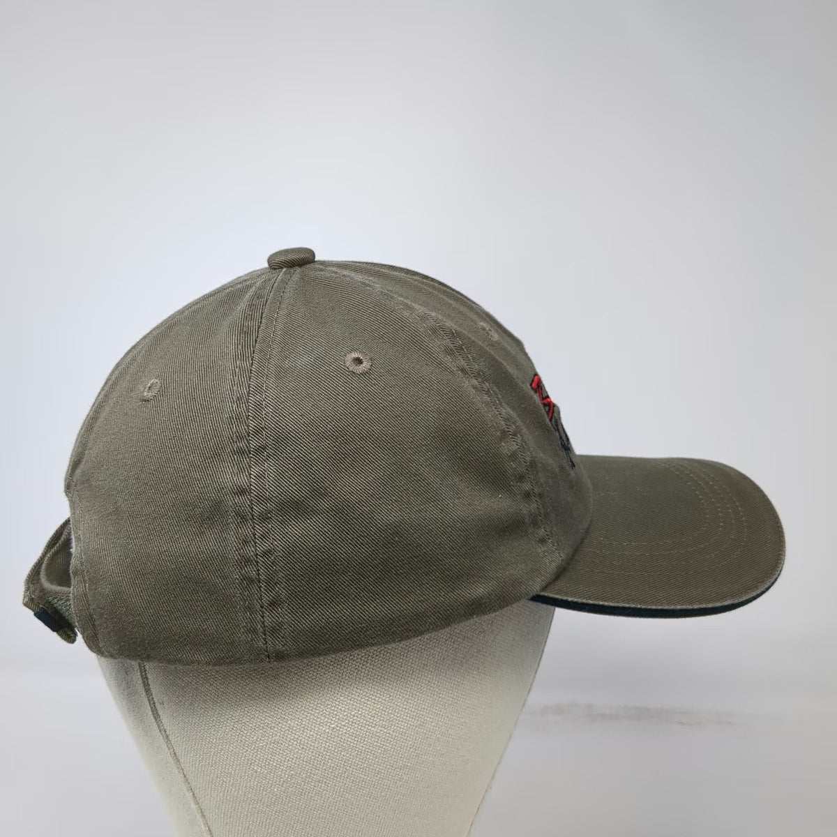 Port Authority Baseball Cap Brown Red One Size Bone-A-Fide Antlers Strapback Hat