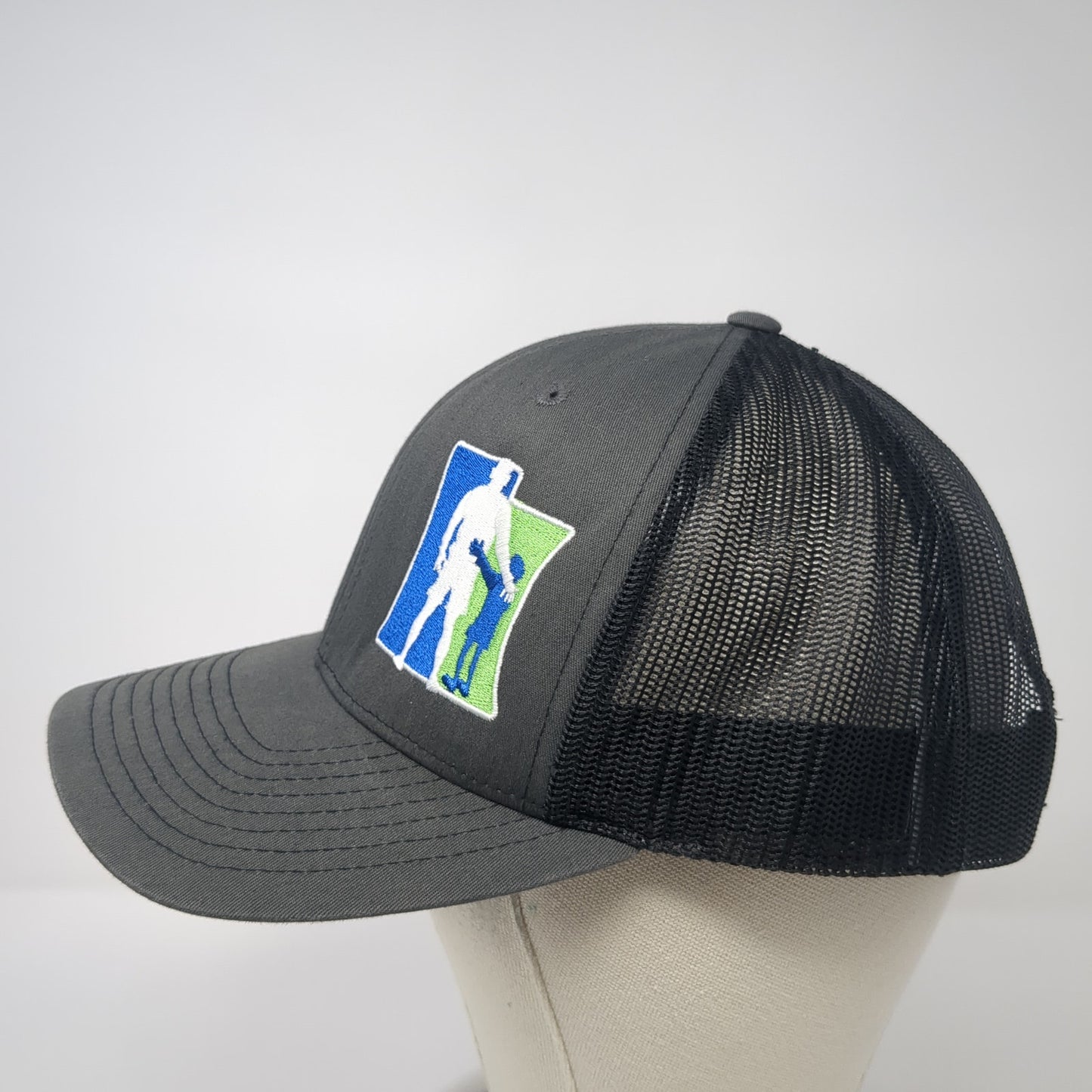 Game Changers Idaho Snapback Trucker Hat Gray One Size Mesh Back Richardson