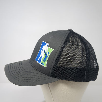 Game Changers Idaho Snapback Trucker Hat Gray One Size Mesh Back Richardson