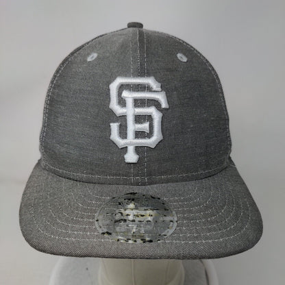 San Francisco Giants MLB Fitted Hat Gray Size 7 1/4 Embroidered New Era 59Fifty