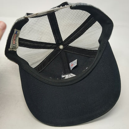 The Company Hat Trucker Hat Black OSFM Mesh Snapback Made USA Alexander Clark