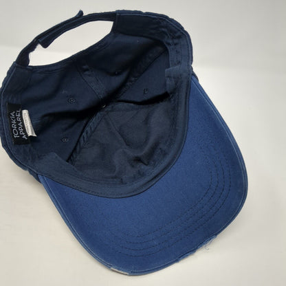 New York United States of America Strapback Baseball Cap Blue OS Adjustable