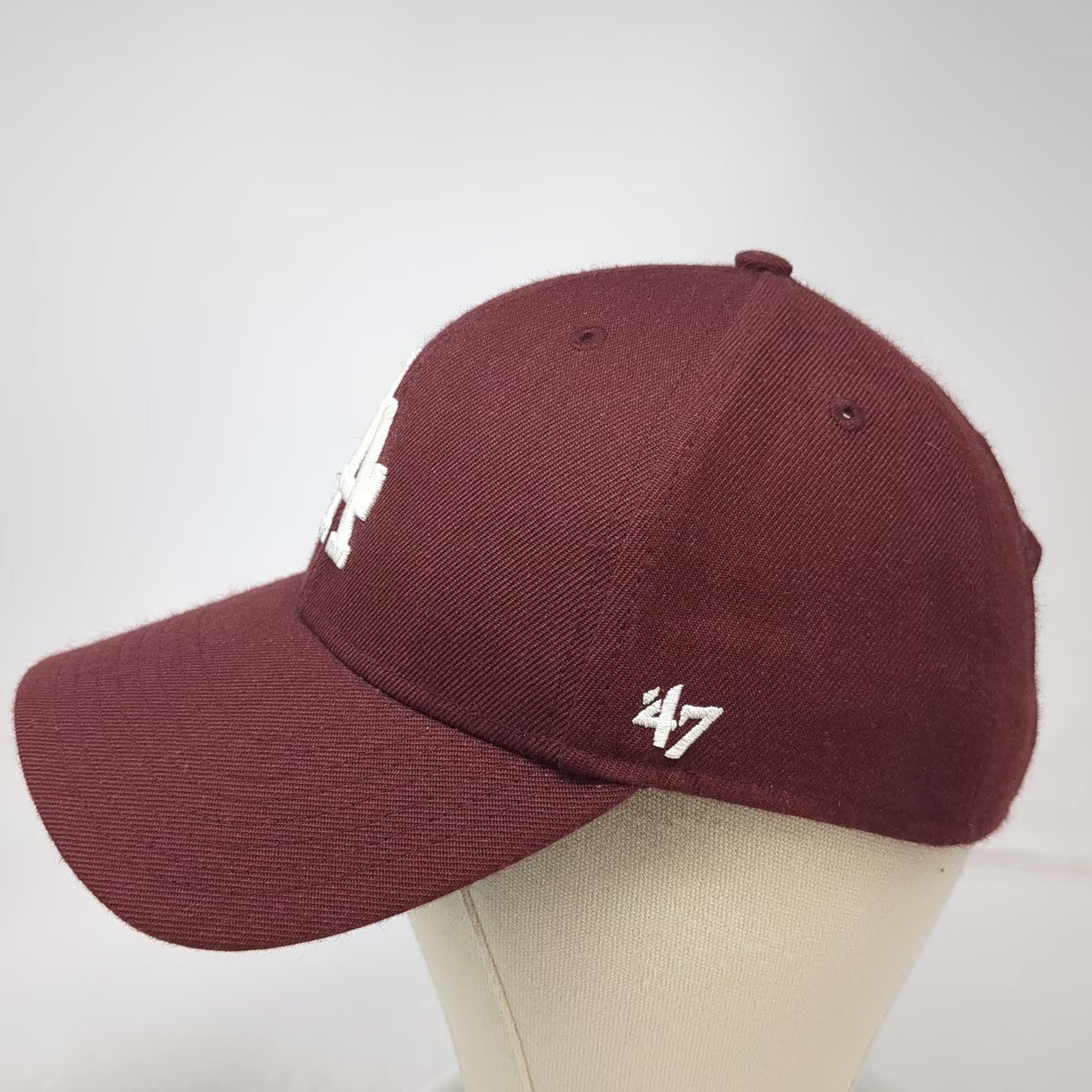 Los Angeles Dodgers MLB '47 Baseball Cap Red One Size Strapback Embroidered Hat