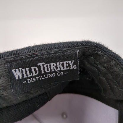 Wild Turkey Distilling Co Snapback Hat Black One Size Adjustable