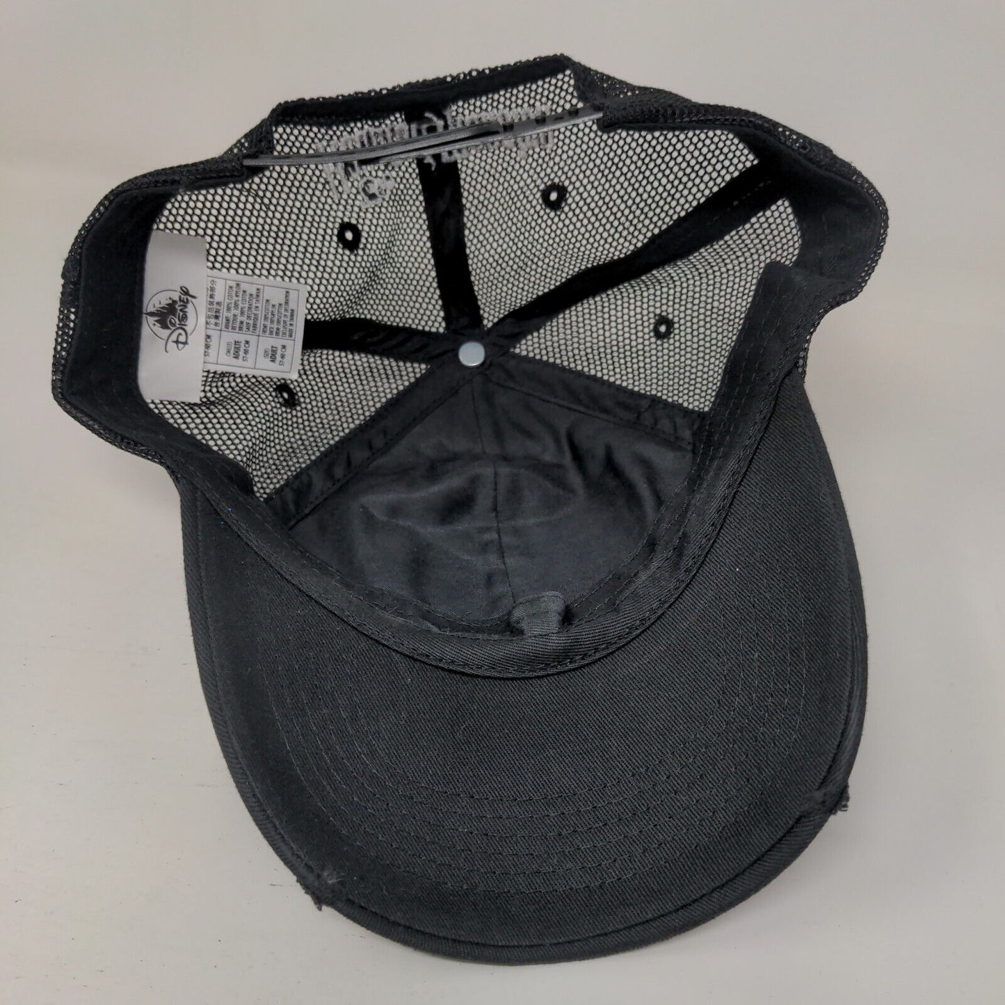 Ghost Host Snapback Trucker Hat Black Adult The Haunted Mansion Disney