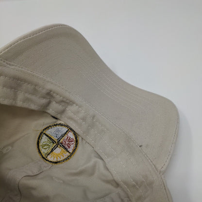 Tamarack Slideback Hat Tan OSFM Embroidered Trailhead To Discovery