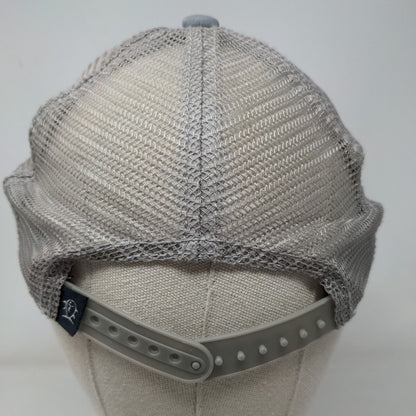 Southern Tide Skipjack Patch Snapback Mesh Back Trucker Hat Gray One Size