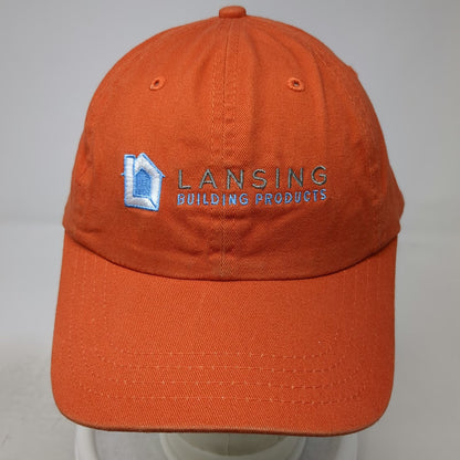 Lansing Building Products Celect Orange One Size Baseball Cap Hat Slideback