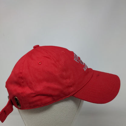 Puerto Rico Caribbean Paradise Slideback Hat Red One Size Embroidered